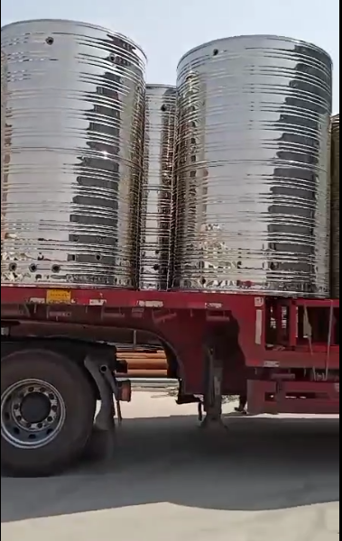 不锈钢圆形保温水箱出厂视频4